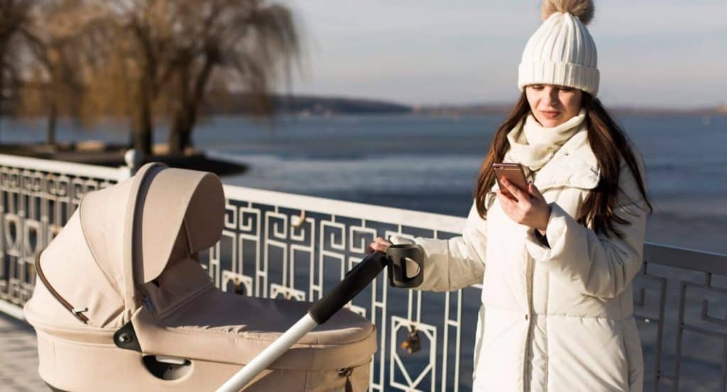 Bebe, setnja, hladnoca