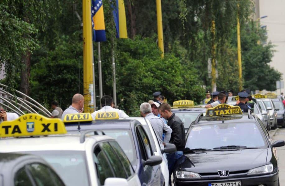 tuzlanski taksi proijevoznici za petak najavili proteste nezadovoljni statusom