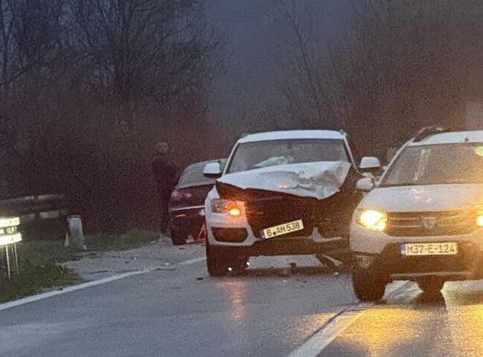 u blizini zenice jutrios se dogodila saobracajna nesreca prilikom koje je vozac automobilom udario kravu koja se zatekla na cesti