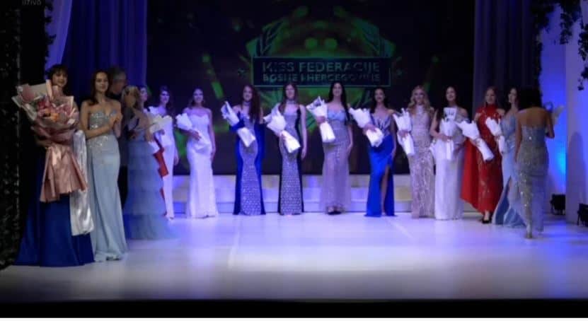 u tuzli odrzan izbor miss federacije bih za izbor mis bih