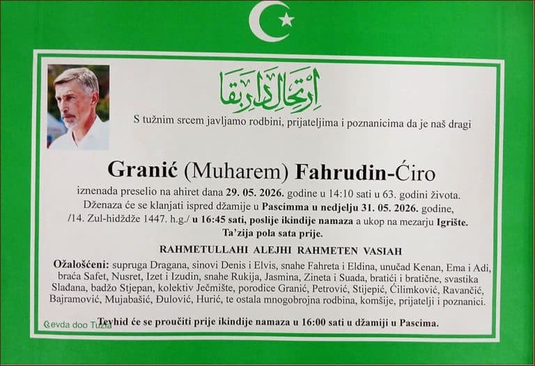 In memoriam, Fahrudin Granic Ciro