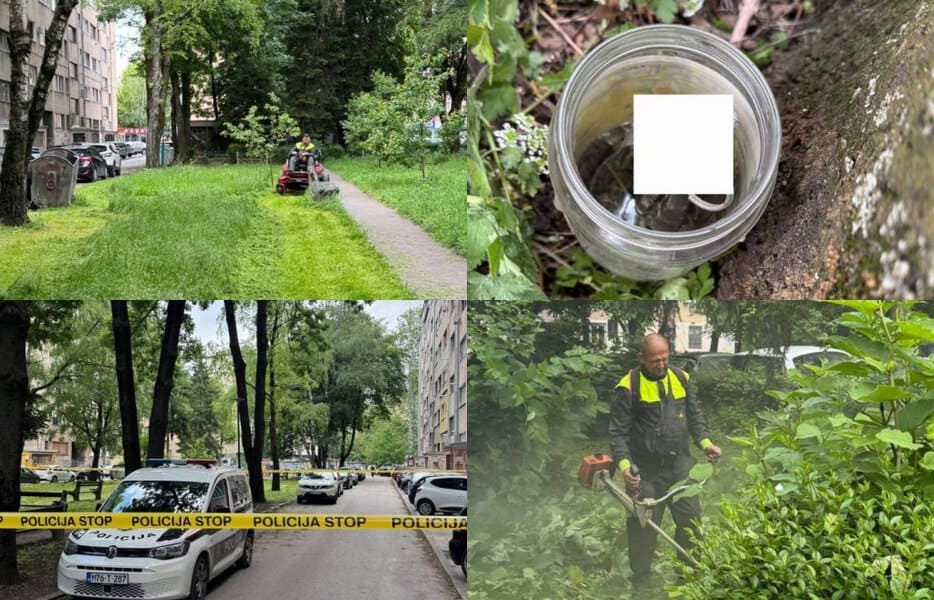 radnici jkp park sarajevo pronasli bombu tokom kosenja srecom izbjegniuta tragedija