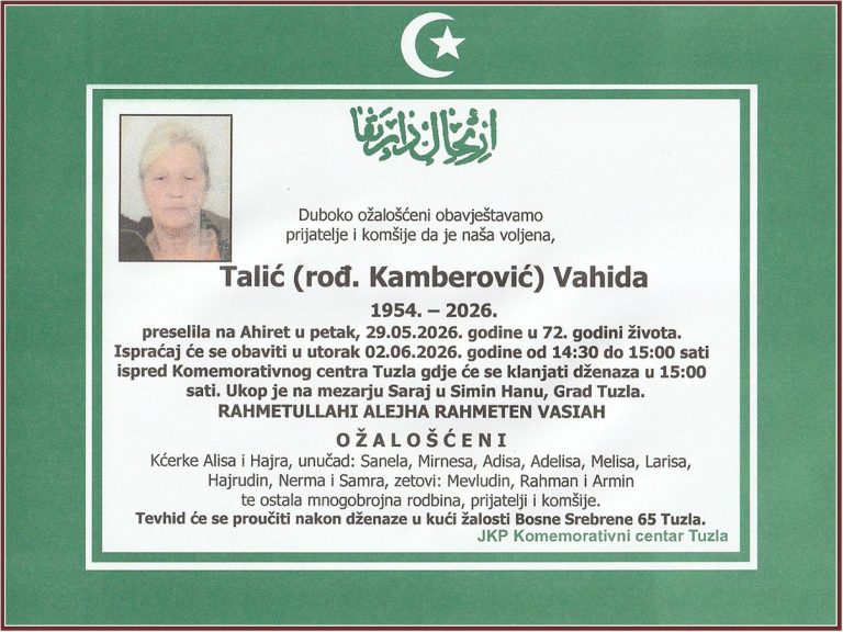 In memoriam, Talic