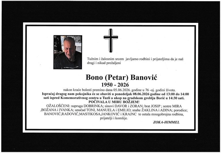 In memoriam, Banovic