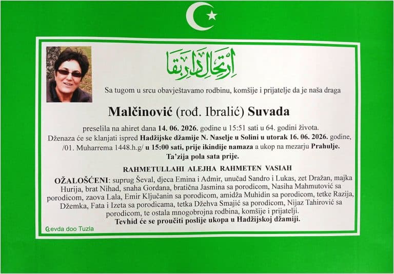 In memoriam, Malcinovic