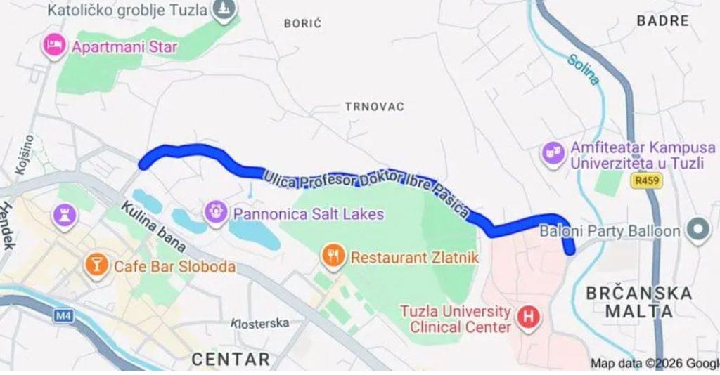 8 i 9 jula u periodu od 8 sati do 15 sati u ulici prof dr ibre pasica u tuzli bit ce obustavljen saobracaj radi izvidjenja radova