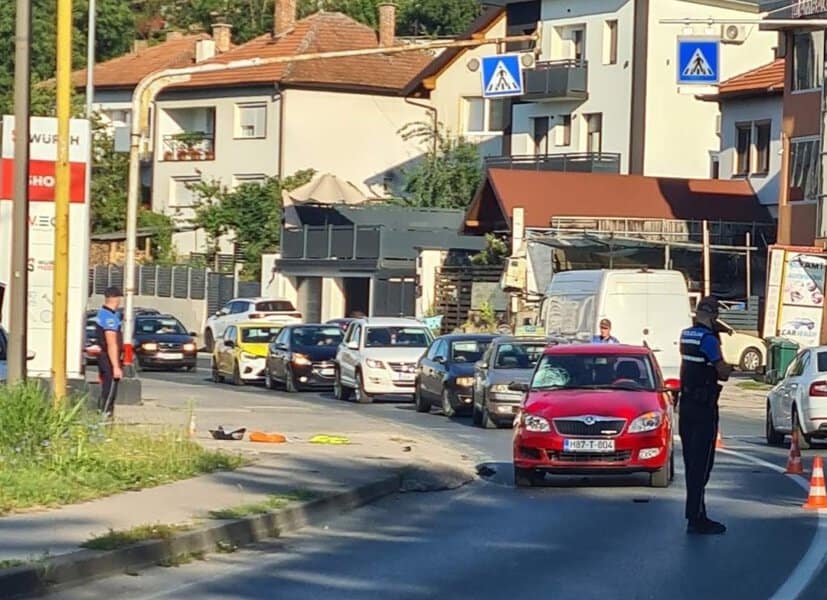 u tuzlanskoj ulici prve tuzlanske brigade jutros se dogodila saobracajna nesreca u kojoj je povriedjen pjesak