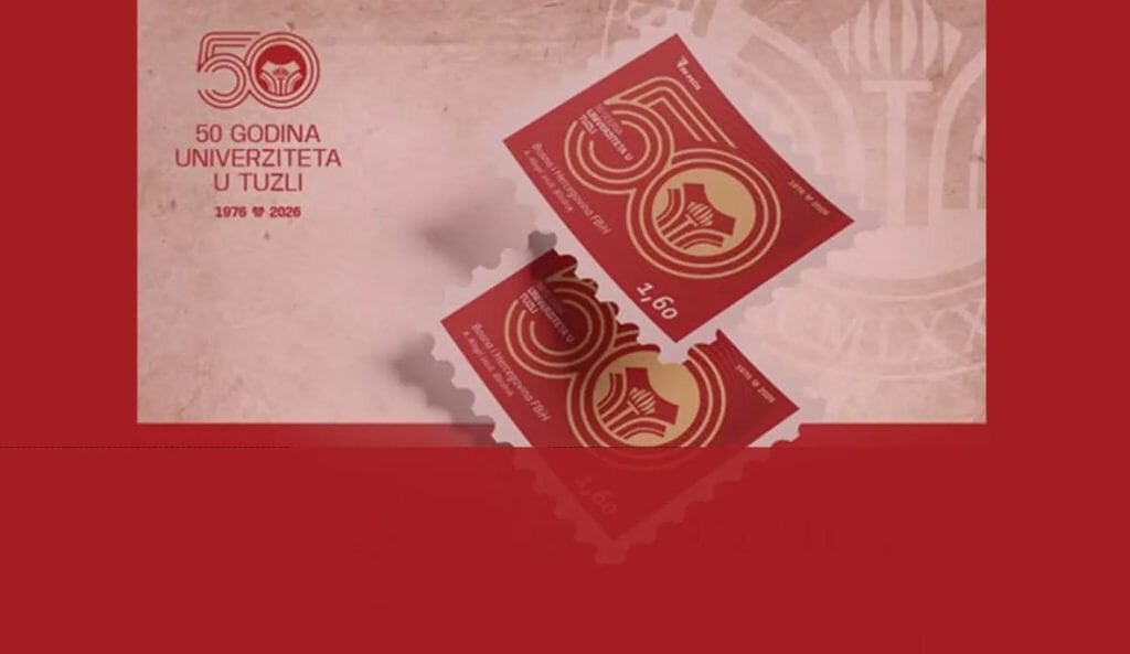 univerzitet u tuzli ce u sklopu obiljezavanja jubileja 50 godina postojanja pocetkom septembra predstaviti postansku marku