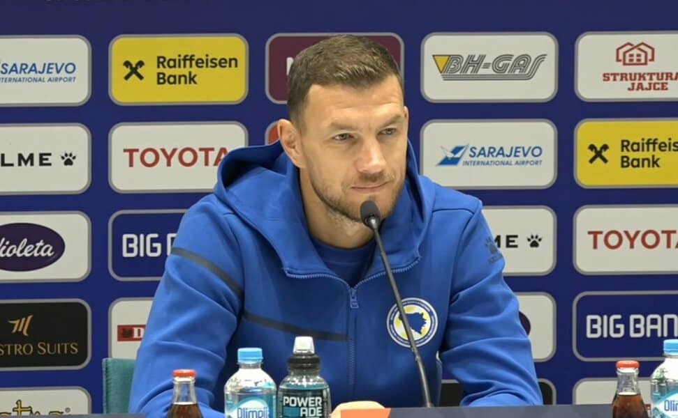 edin dzeko obratio se medijima uoci utakmice protiv svedske i oprosaja od dresa reprezentacije bih