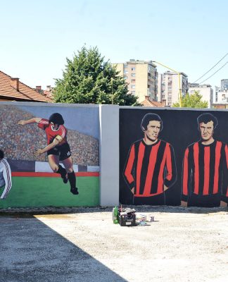 murali legende fk sloboda stadion tusanj tuzla