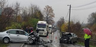 saobracajna nesreca dubrave gornje sudar dva automobila povrijedjene dvije osobe