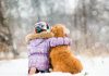 djevojcica pas prezivjela snijeznu oluju na otvorenom rusija