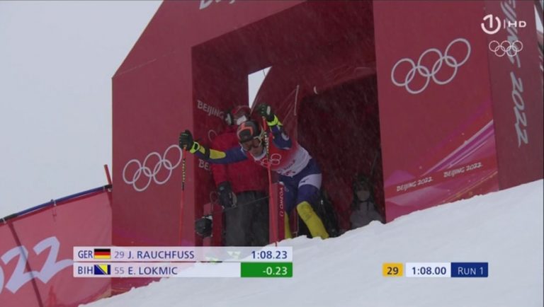emir lokmic bh skijas nastup slalom zoi peking