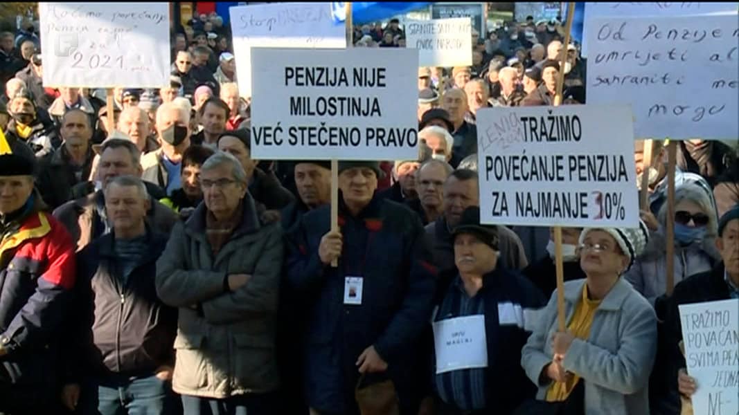 Protesti penzionera, Foto: Ilustracija