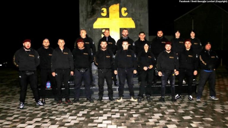Proruska grupa: Članovi "Svetog Georgija" uniforme sud brcko distrikt