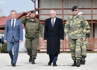 Visoki predstavnik Evropske unije za vanjske poslove i sigurnosnu politiku Josep Borrell posjeta bih vojnici eufor baza butmir sarajevo