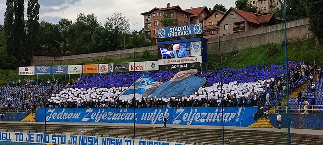 Grbavica se oprašta od Ivice Osima: Stadion ispunjen, sjajna scenografija!