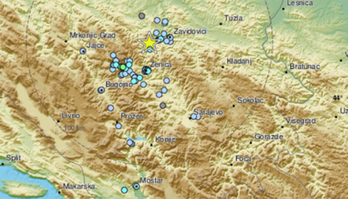zemljotres epicentar zepce zenica