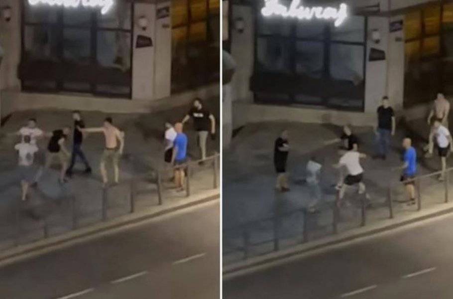 Sedmorica muškaraca napala dvojicu