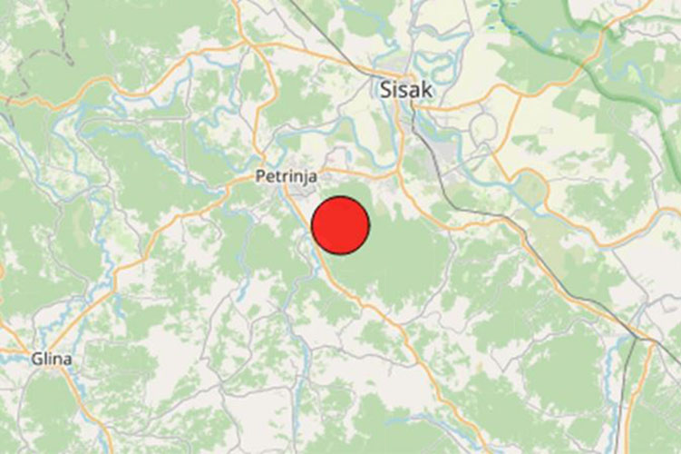 zemljotres 3,2 ruhtera petrinja hrvatska