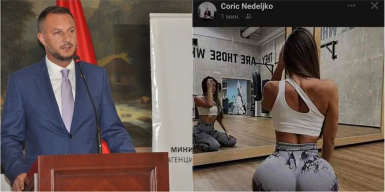 ministar saobracaja i veza rs nedeljko coric objavio greskom provokativnu fotografiju djevojke iz teretane