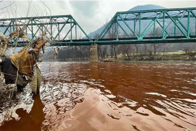 obustavljena proizvodna u pogonu ArcelorMittala nakon izljevanja otpadnih voda u rijeku bosnu