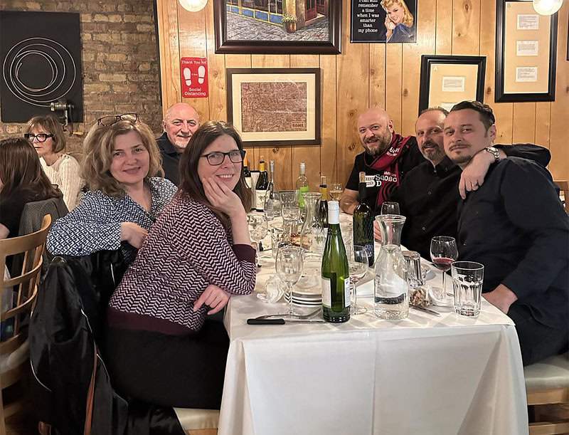 Naši u svijetu: Slobodin šal u italijanskom restoranu u Chicagu (Foto)