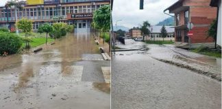 obilne kisne padavine poplavljene gradske ulice olovo