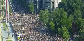 poceo novi protest srbija protiv nasilja opozicija veliki broj gradjana beograd