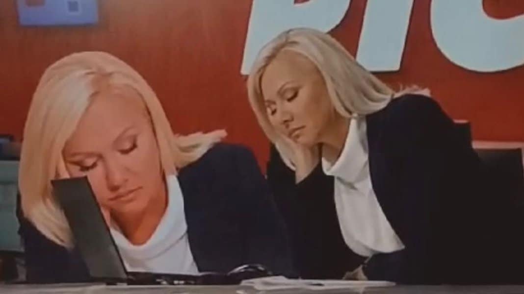 voditeljica zapala u studiurts-a uslikale je kolege