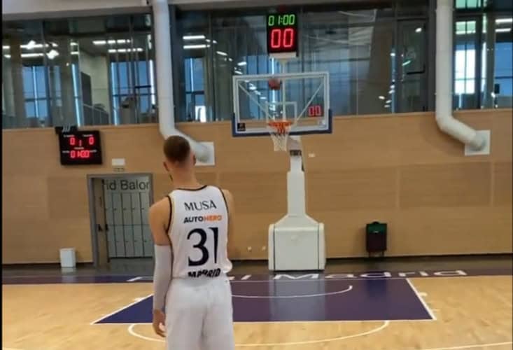 dzanan musa pogodio kos sa centra igralista trening real madrid