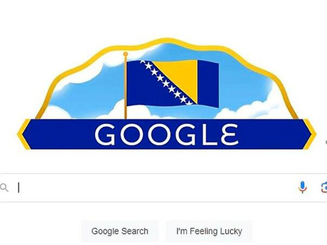 Google posebnom ilustracijom na naslovnoj stranici čestitao Dan državnosti BiH