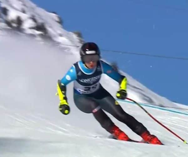 elvedina muzaferija zabiljezila los nastuop u utrci superg u italijanskom La Thuileu