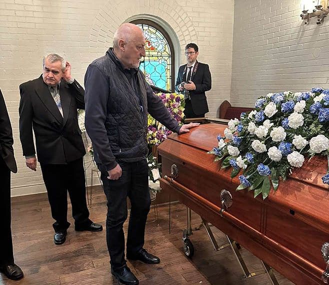 Rade Milovanovic, sahrana, Dalas