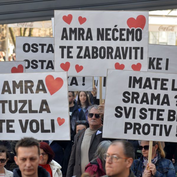 Kahrimanovic, mirna setnja, protest