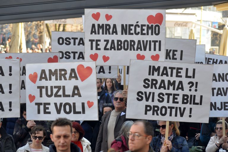 Kahrimanovic, mirna setnja, protest