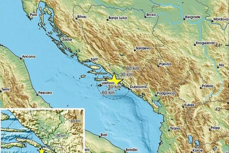 zemljotres jacine 3,7 stepeni po rihteru pogodio je hrvatsku a osjetio se i u bih epicentar u blizini metkovica