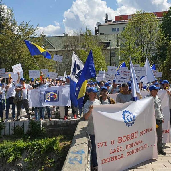 sindikat metalaca najavio protestnu setnju povodom praznika rada u sarajevu iznijet ce i zahtjeve