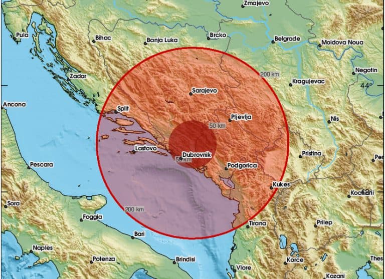 jak zemljotres 4,4 stepena po rihteru pogodio crnu goru epicentra u blizini niksica