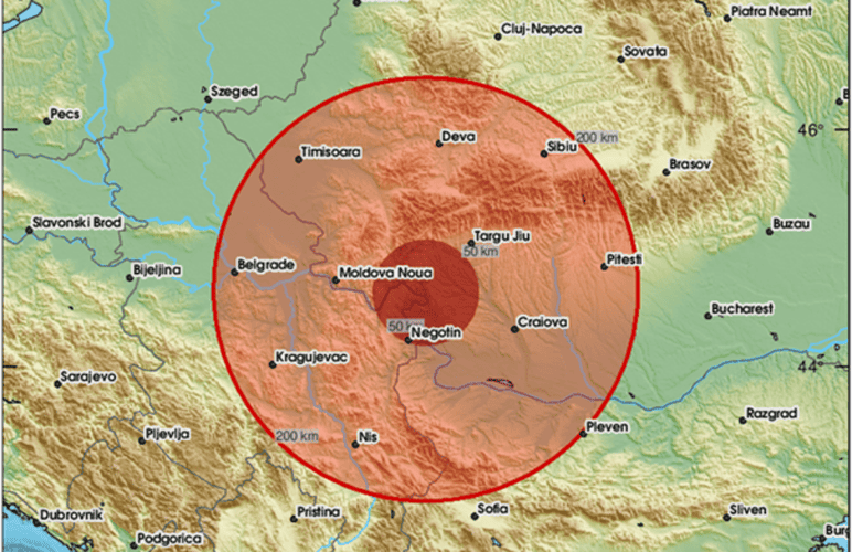 zemljotres jacine 4,2 stepena po rihteru jutros pogodio srbiju epicentar zabiljezen kod tekije