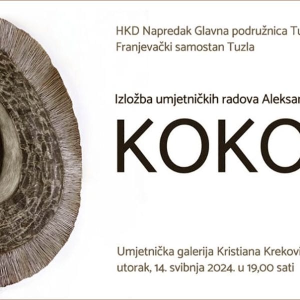 Galerija ‘Kristian Kreković’: Sutra otvaranje izložbe ‘Kokon’ Aleksandre Tomić