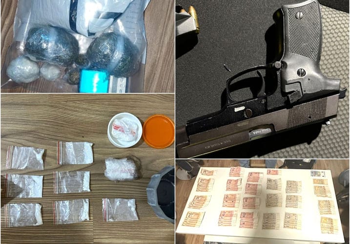 policija u kladnju uhapsila dilera pronasli drogu oruzje novac