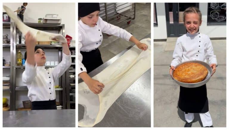 najmladja majstorica bureka mala lena radi u pekari u obrenovcu od 5 godine