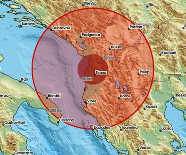 Zemljotres pogodio Albaniju, osjetio se i u BiH