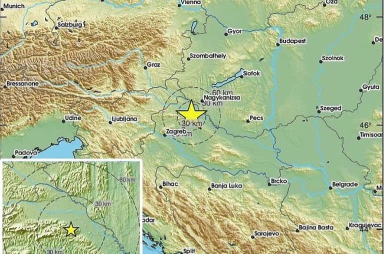 zemljotres jacine 4,6 stepeni po rihteru pogodio zagreb i okolinu