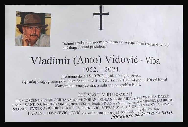 In memoriam, Vladimir Vidovic - Viba