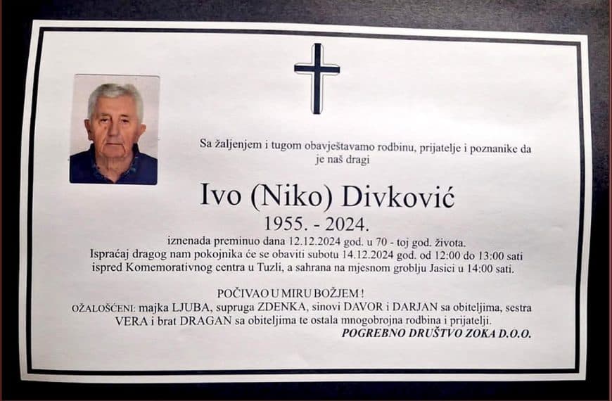 In memoriam: Ivo (Nike) DIVKOVIĆ