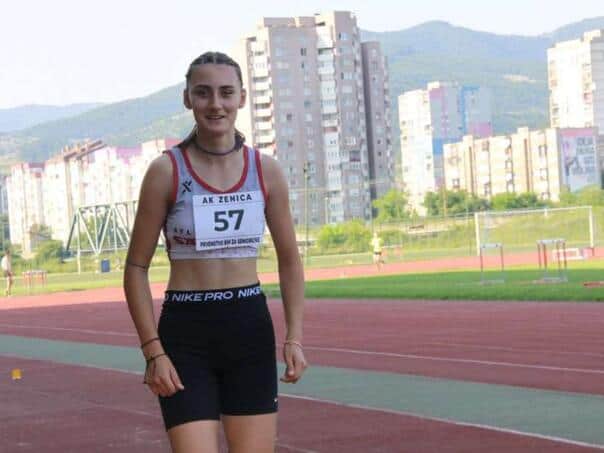 Emina Osmanovic, atletika, rekod, skok u dalj