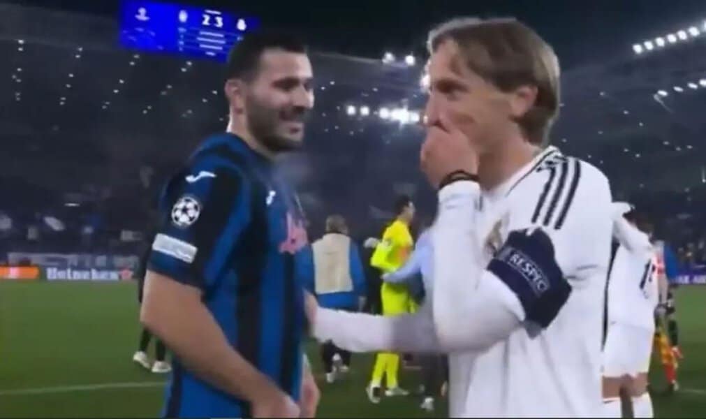 nakon utakmice lige prvaka porazgovarali kolasinac i modric