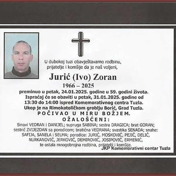 In memoriam: Zoran (Ive) JURIĆ